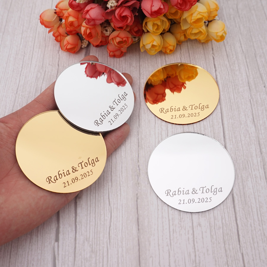 Personalised Candle Label - 12 Buah Hadiah Kenang-kenangan Pernikahan Personal