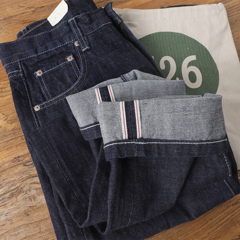 Levis Jeans 501 - Amekaji Jeans Denim Tepi Tenun Merah
