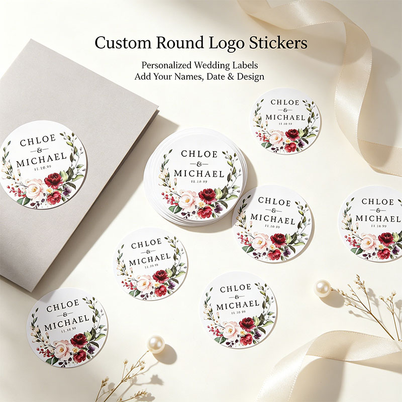 Personalized Name Box - Label Segel Kustom Nama dan Tanggal