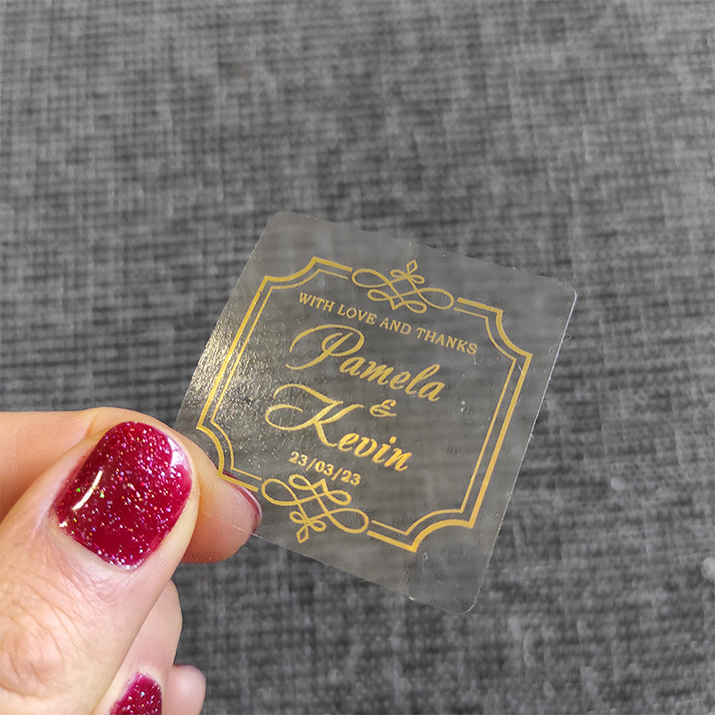 Label Stiker Transparan Suveni - Personalised Candle Label ulasan dan harga