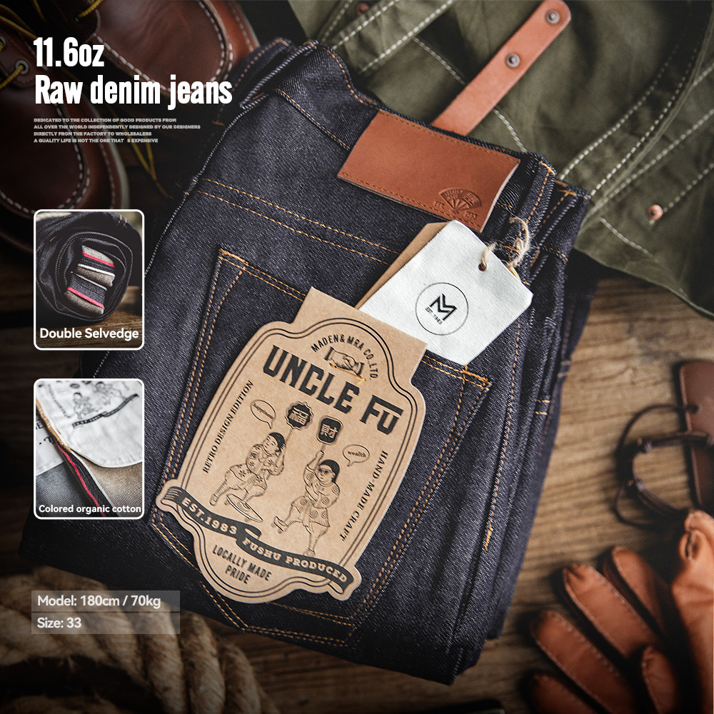 Maden Jeans Denim Mentah Tepi  - Levis Jeans 501 ulasan dan harga