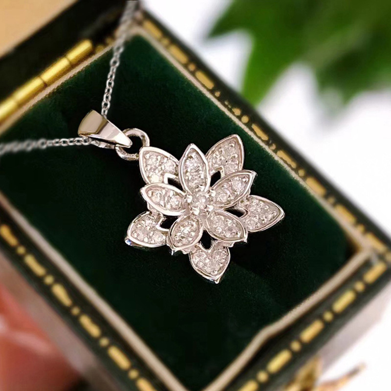 Kalung Bunga Perak Sterling 92 - Birth Flower Necklace ulasan dan harga