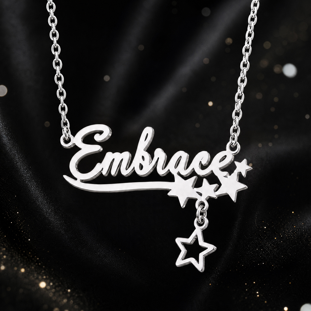 Kalung Nama Kupu-Kupu Kustom U - Name Necklace Custom ulasan dan harga